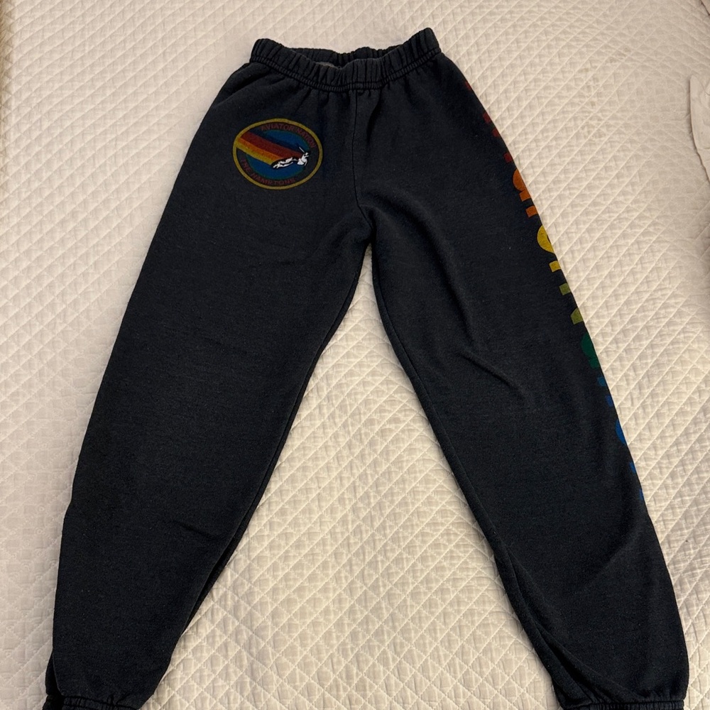 Aviator Nation Kids Charcoal Sweatpants